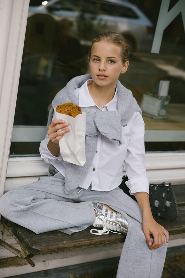 AI&KO Meisjes Blouses Sylvie Co 503 G Wit - Foto 2