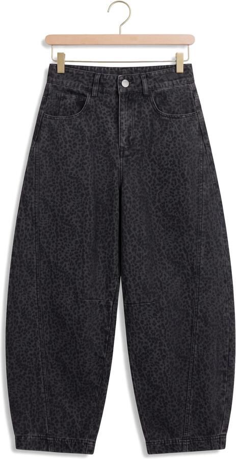 AI&KO Meisjes Jeans Quinn Animal Co 588 G Donkergrijs