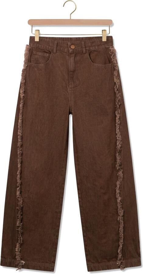 AI&KO Meisjes Jeans Quinn Fringe Co 599 G Bruin