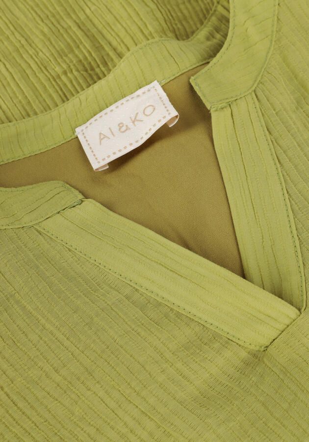 AI&KO Meisjes Jurken Arielle Crinkle Vis 529 G Olijf