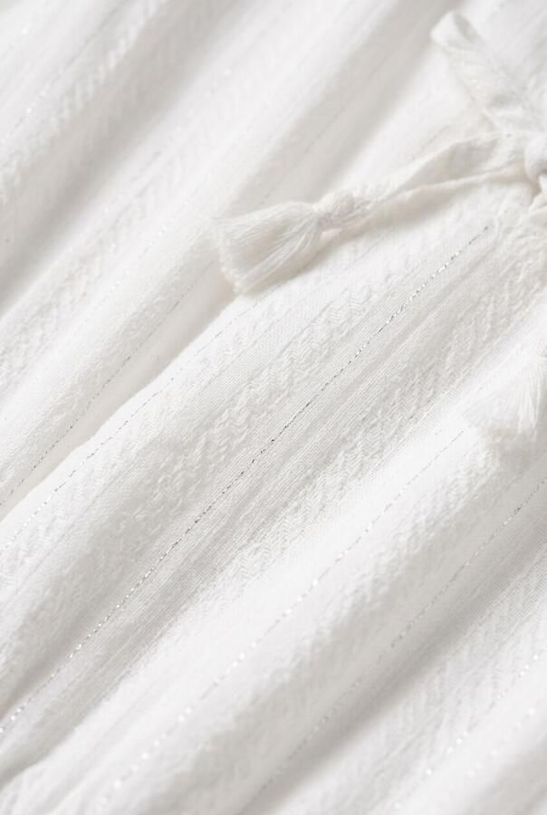 AI&KO Meisjes Jurken Brecht Lurex Co 503 G Wit - Foto 3