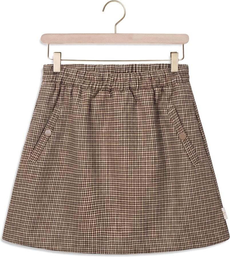 AI&KO Meisjes Rokken Lomay Check Wo 609 G Bruin