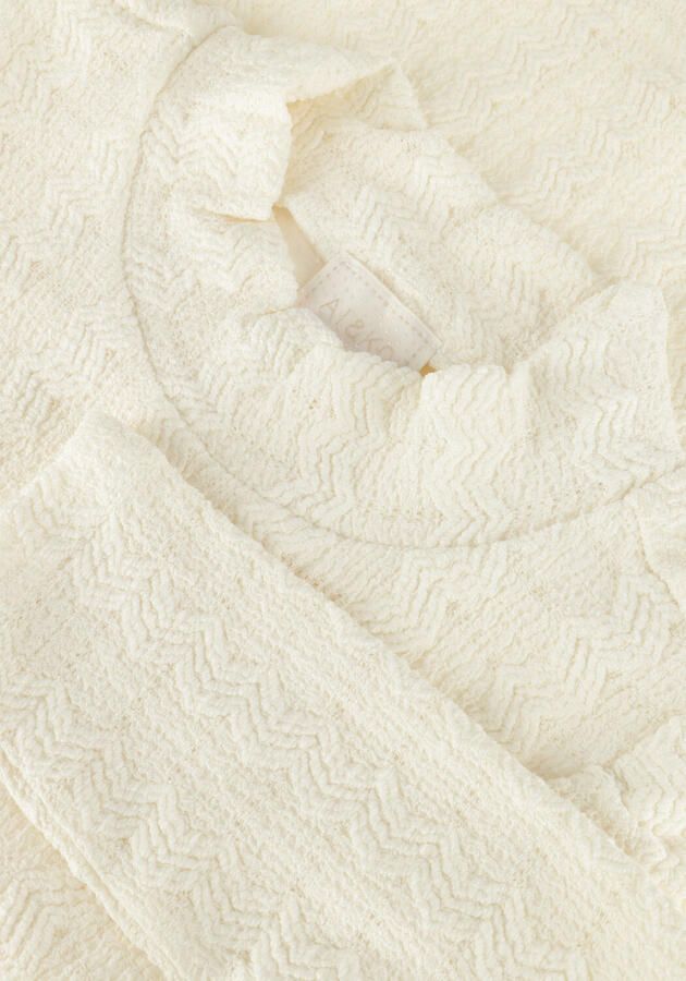 AI&KO Meisjes Tops & T-shirts Ivona Zig-zag Pes 153 G Wit