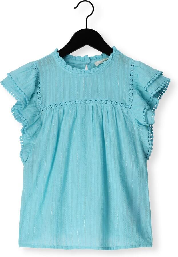 AI&KO Meisjes Tops & T-shirts Ylenia Lurex Co 503 G Lichtblauw