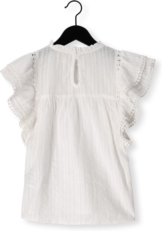 AI&KO Meisjes Tops & T-shirts Ylenia Lurex Co 503 G Wit - Foto 2