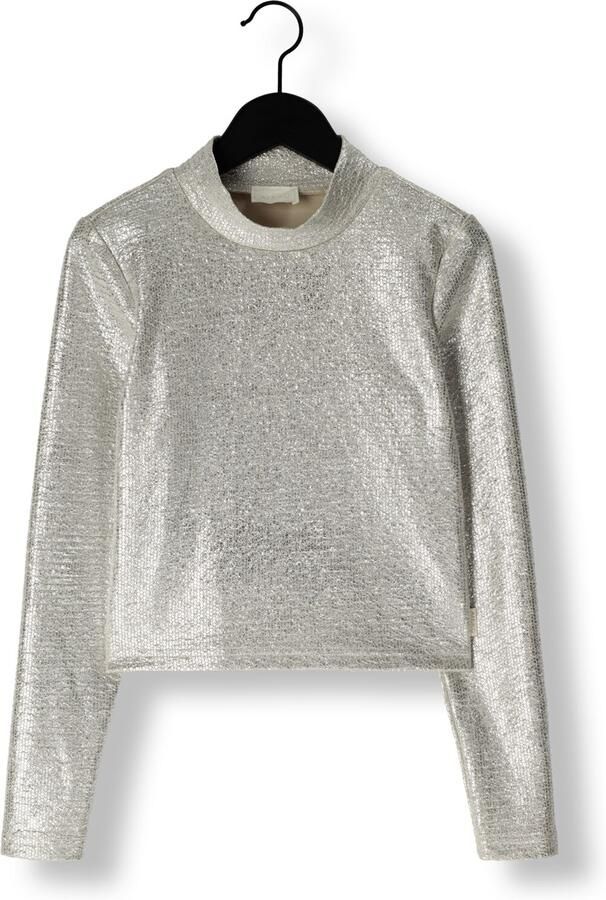 AI&KO Meisjes Tops & T-shirts Zera Crop Pes 580 G Zilver - Foto 2