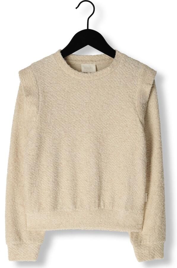 AI&KO Meisjes Truien & Vesten Carolla Terry Vis 290 G Zand - Foto 3