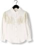 AI&KO blouse Coline met franjes wit Meisjes Viscose Klassieke kraag Effen 128 - Thumbnail 1