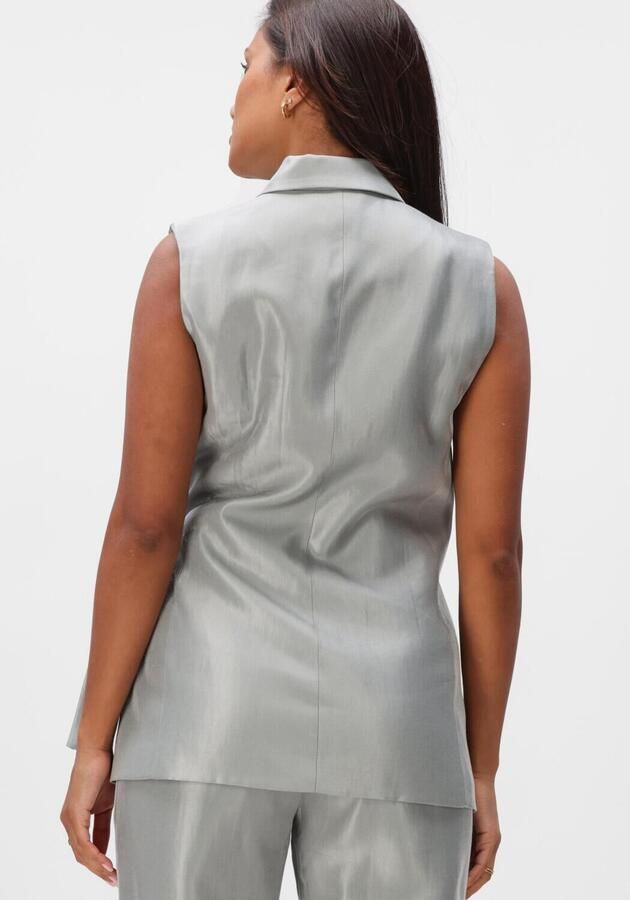 AIMEE THE LABEL Dames Blazers Hope Waistcoat Zilver - Foto 2
