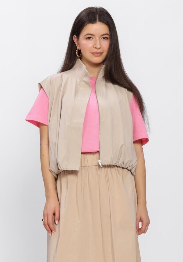 AIMEE THE LABEL Dames Blazers Lowen Waistcoat Beige