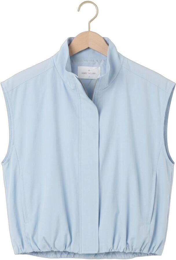 AIMEE THE LABEL Dames Blazers Lowen Waistcoat Lichtblauw - Foto 4