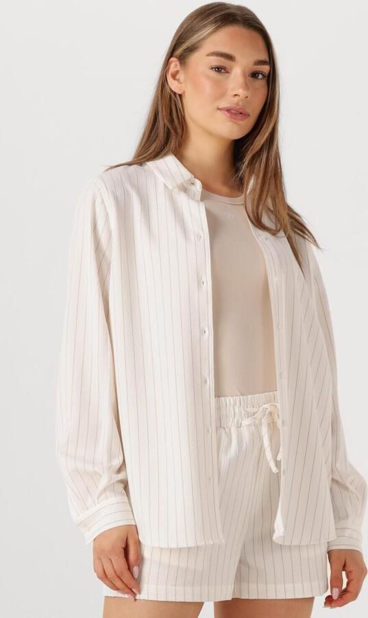 AIMEE THE LABEL Dames Blouses Blaire Stripe Gebroken Wit