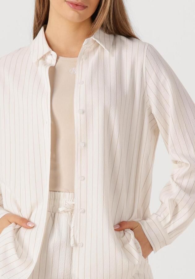 AIMEE THE LABEL Dames Blouses Blaire Stripe Gebroken Wit - Foto 2