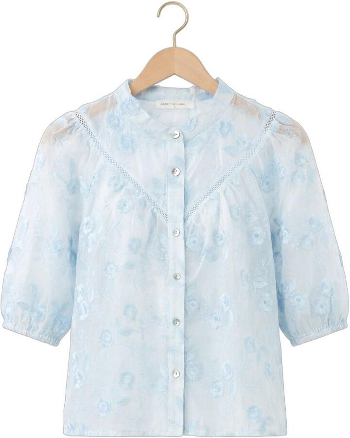 AIMEE THE LABEL Dames Blouses Canna Blouse Gebroken Wit - Foto 2