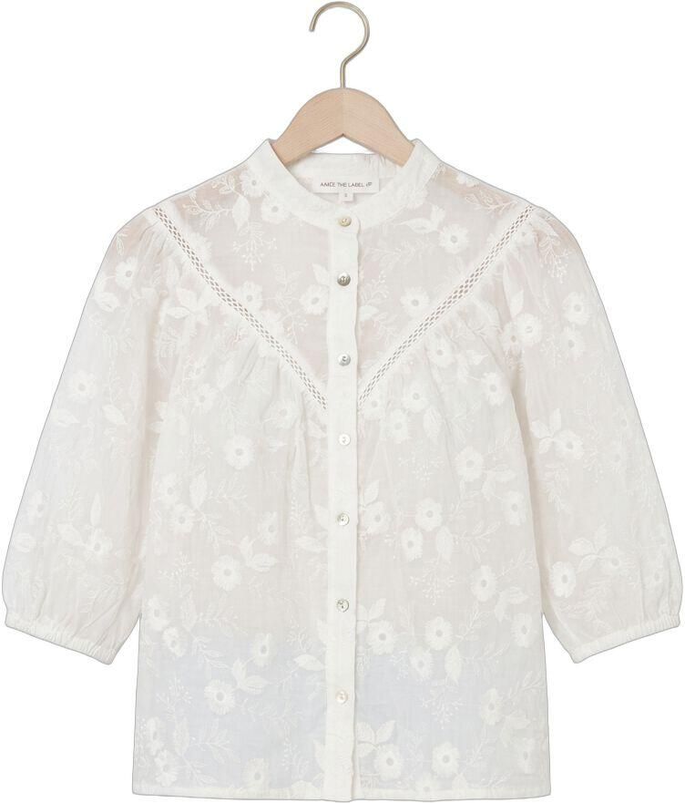 AIMEE THE LABEL Dames Blouses Canna Blouse Wit - Foto 2