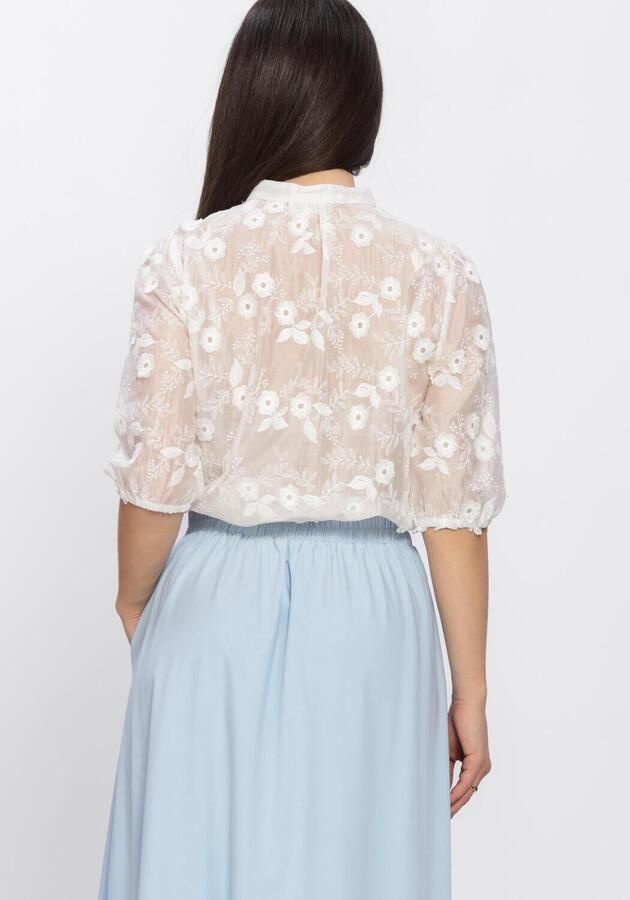 AIMEE THE LABEL Dames Blouses Canna Blouse Wit - Foto 4
