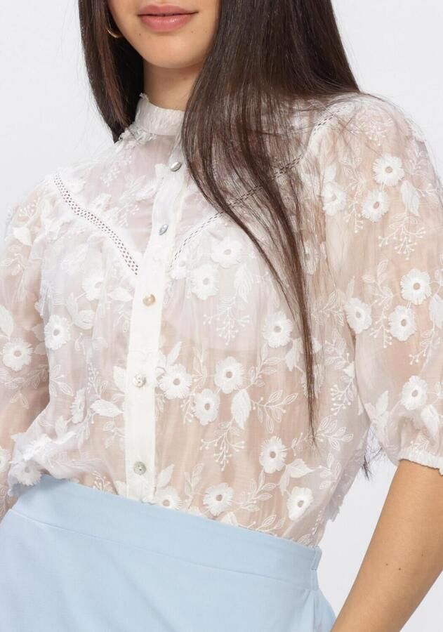 AIMEE THE LABEL Dames Blouses Canna Blouse Wit - Foto 3