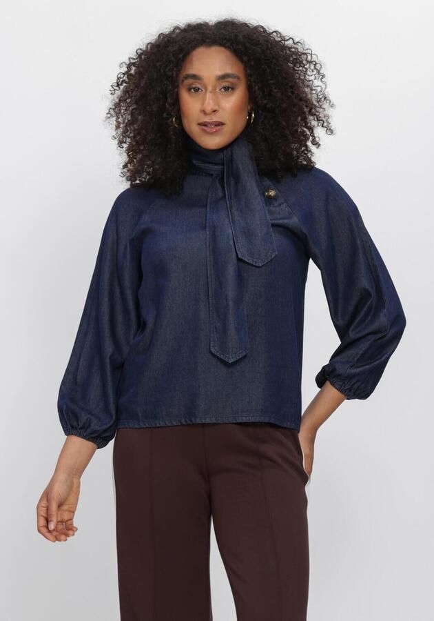 AIMEE THE LABEL Dames Blouses Jesperw6 Blouse Donkerblauw