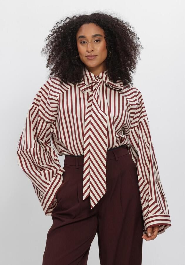 AIMEE THE LABEL Dames Blouses Oslow6 Blouse Bordeaux
