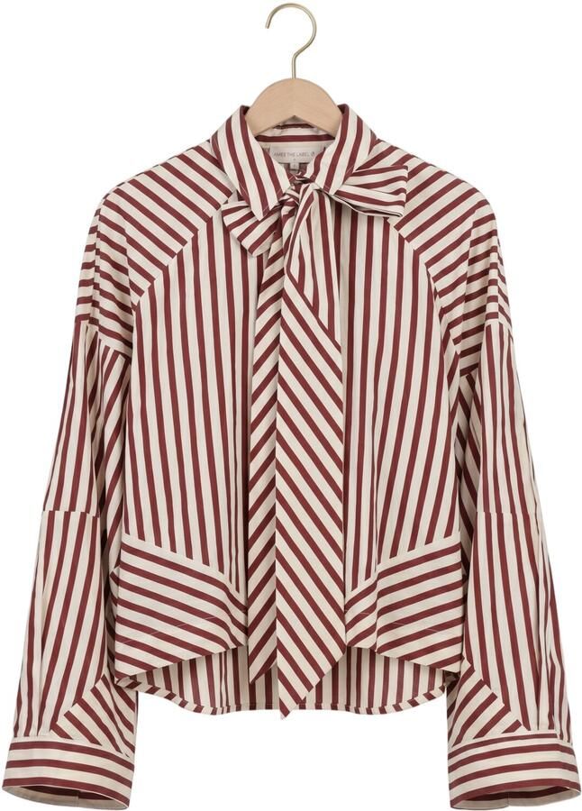 AIMEE THE LABEL Dames Blouses Oslow6 Blouse Bordeaux - Foto 2