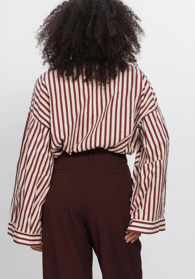 AIMEE THE LABEL Dames Blouses Oslow6 Blouse Bordeaux - Foto 3