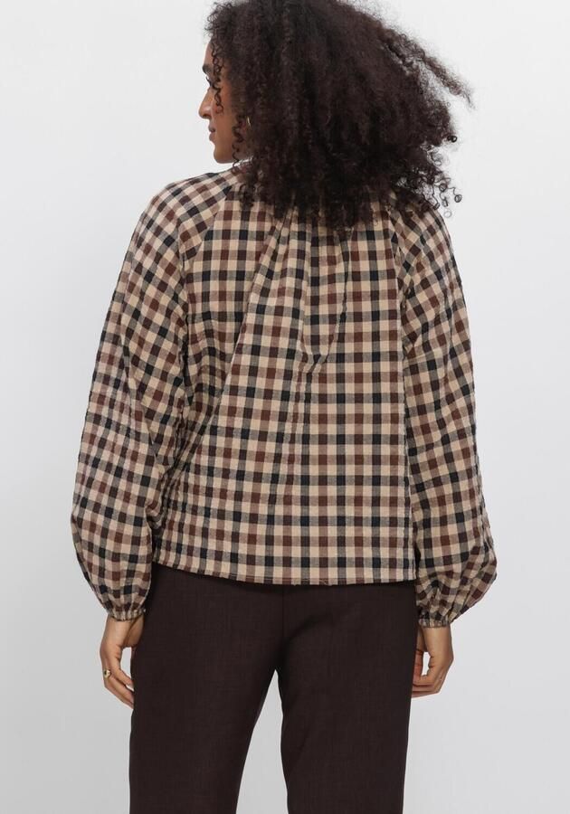 AIMEE THE LABEL Dames Blouses Peerw6 Blouse Bruin - Foto 3