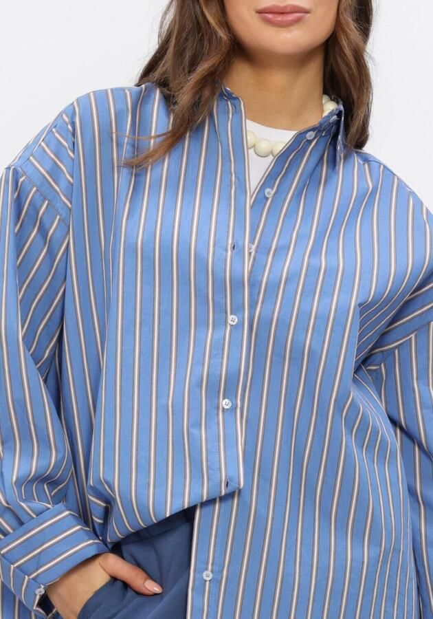 AIMEE THE LABEL Dames Blouses Rhode Blauw - Foto 4