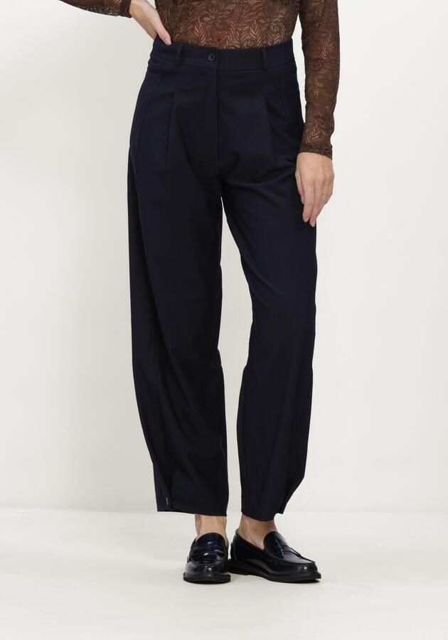 AIMEE THE LABEL Dames Broeken Colombiaw6 Trouser Donkerblauw