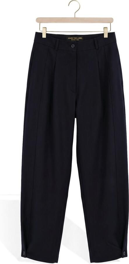 AIMEE THE LABEL Dames Broeken Colombiaw6 Trouser Donkerblauw - Foto 4
