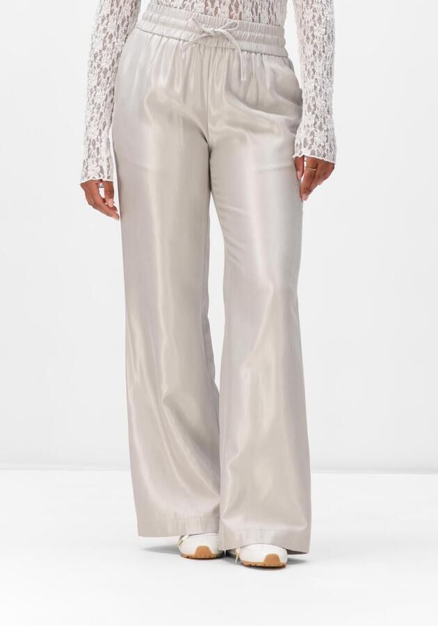 AIMEE THE LABEL Dames Broeken Faith Trouser Zilver