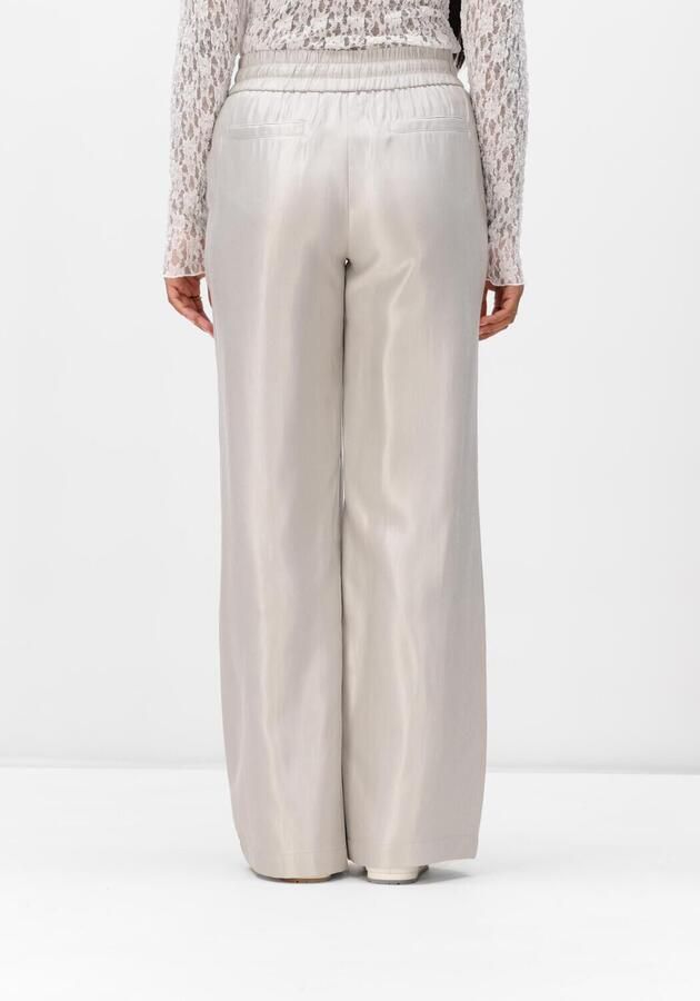 AIMEE THE LABEL Dames Broeken Faith Trouser Zilver - Foto 2