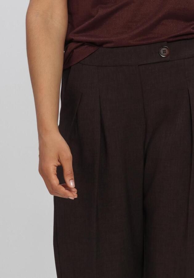 AIMEE THE LABEL Dames Broeken Oceanw6 Trousers Bruin - Foto 2