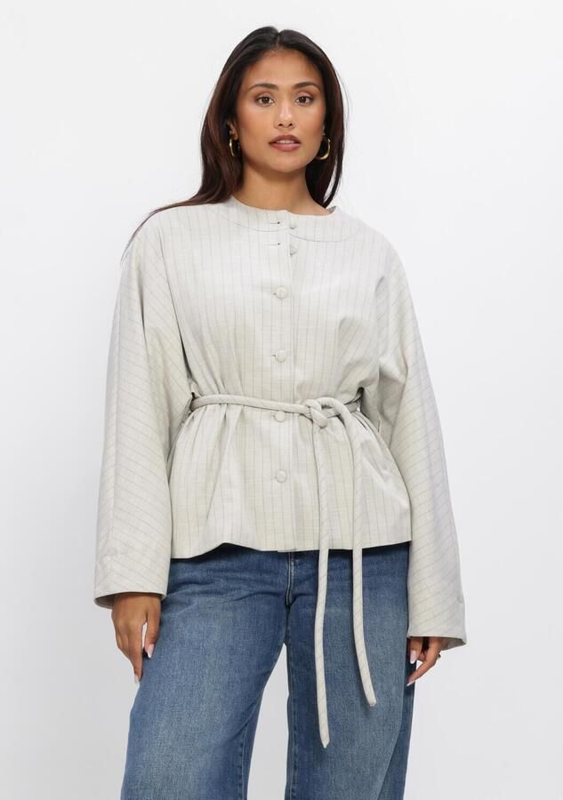 AIMEE THE LABEL Dames Jassen Florella Jacket Ecru