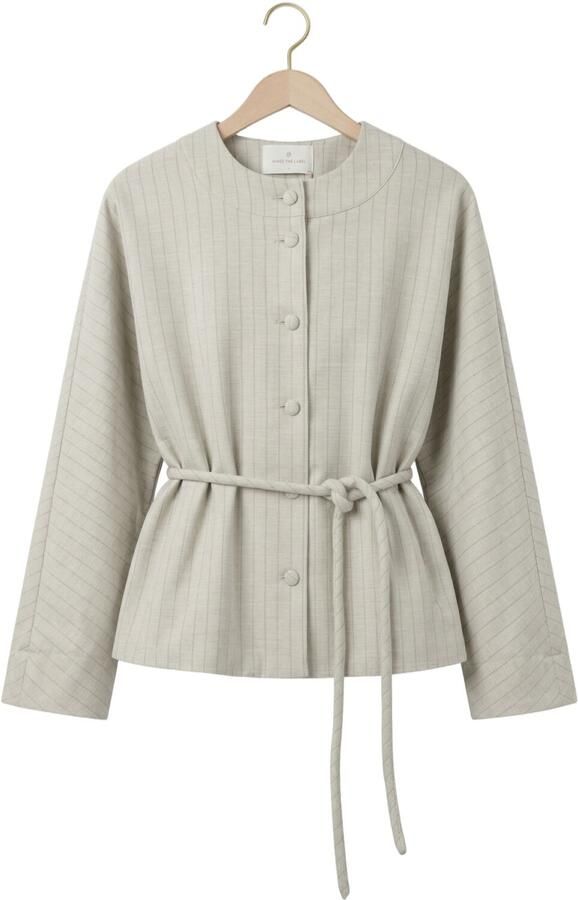 AIMEE THE LABEL Dames Jassen Florella Jacket Ecru - Foto 4