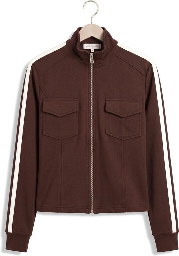 AIMEE THE LABEL Dames Jassen Hungaryw6 Jacket Bruin - Foto 4