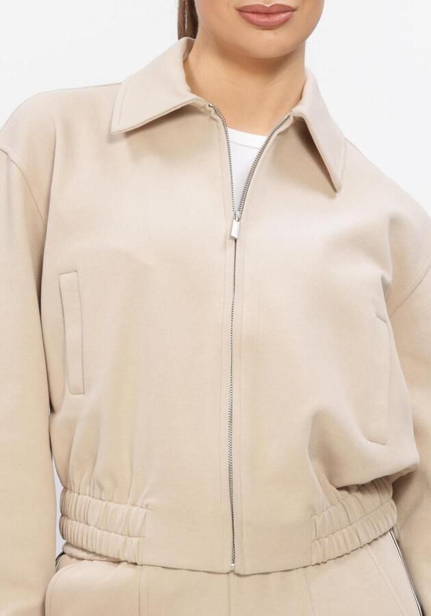 AIMEE THE LABEL Dames Jassen Lys Pique Jacket Beige - Foto 4