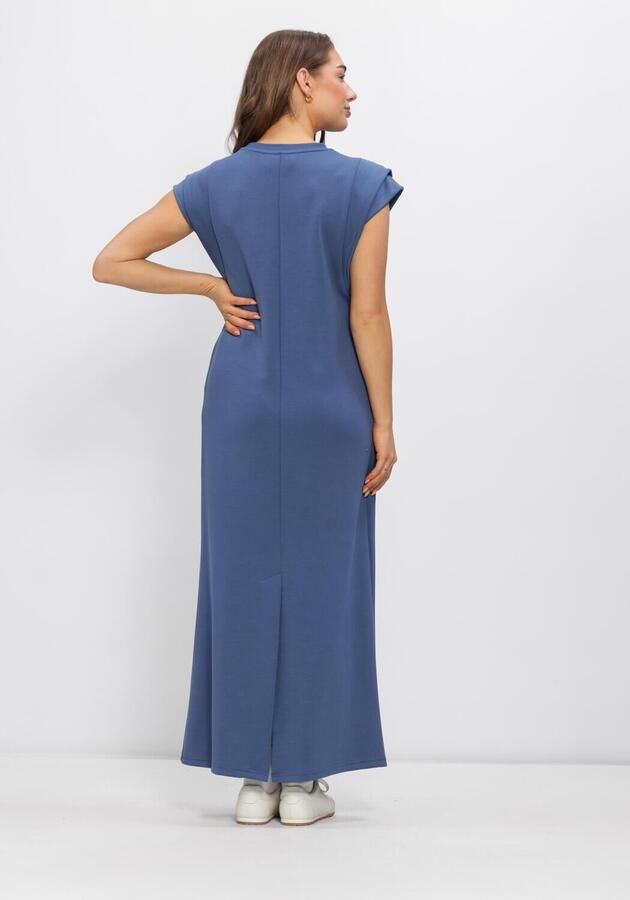 AIMEE THE LABEL Dames Jurken Silvana Blauw - Foto 2
