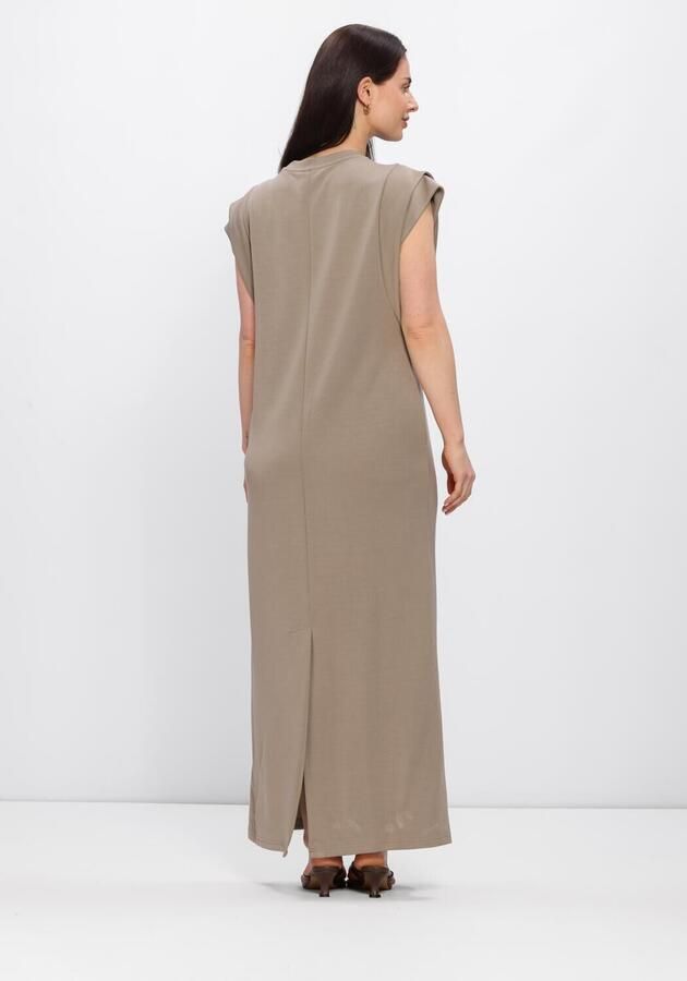 AIMEE THE LABEL Dames Jurken Silvana Taupe - Foto 3