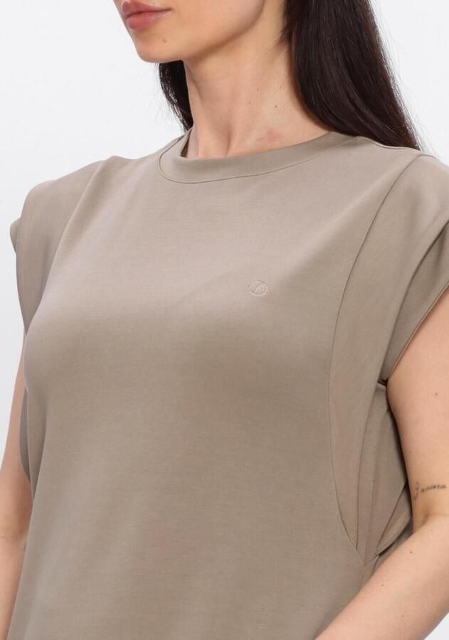 AIMEE THE LABEL Dames Jurken Silvana Taupe - Foto 2