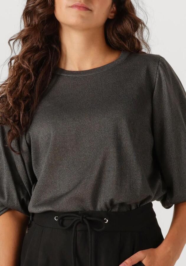 AIMEE THE LABEL Dames Tops & T-shirts Brecht Donkergrijs - Foto 2