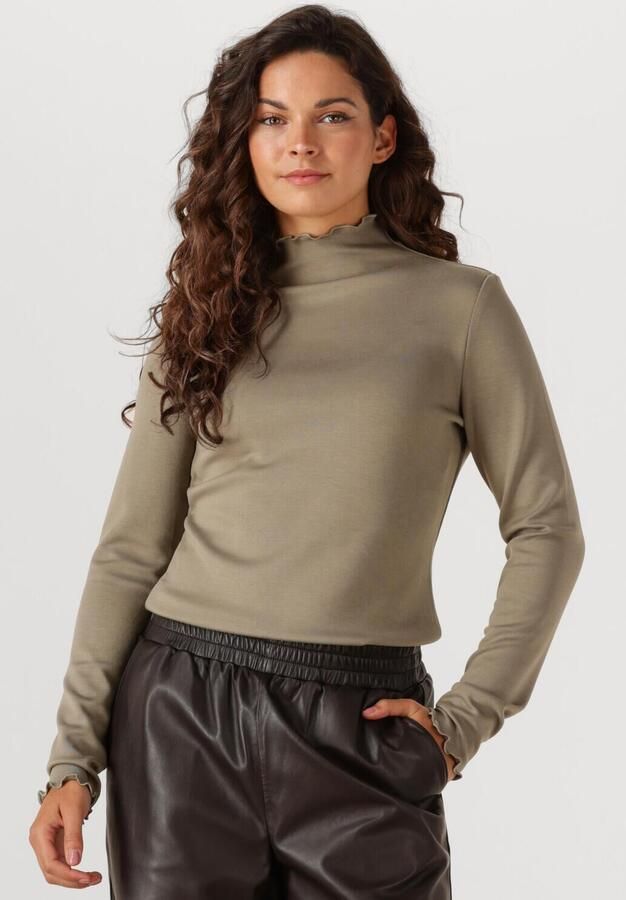 AIMEE THE LABEL Dames Tops & T-shirts Hiske Olijf - Foto 4