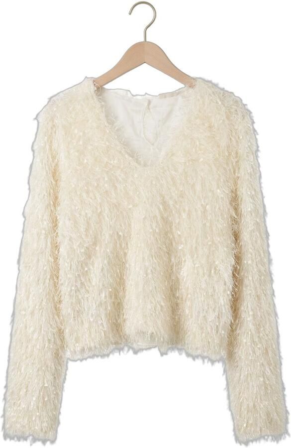 AIMEE THE LABEL Dames Tops & T-shirts Jules Creme - Foto 4