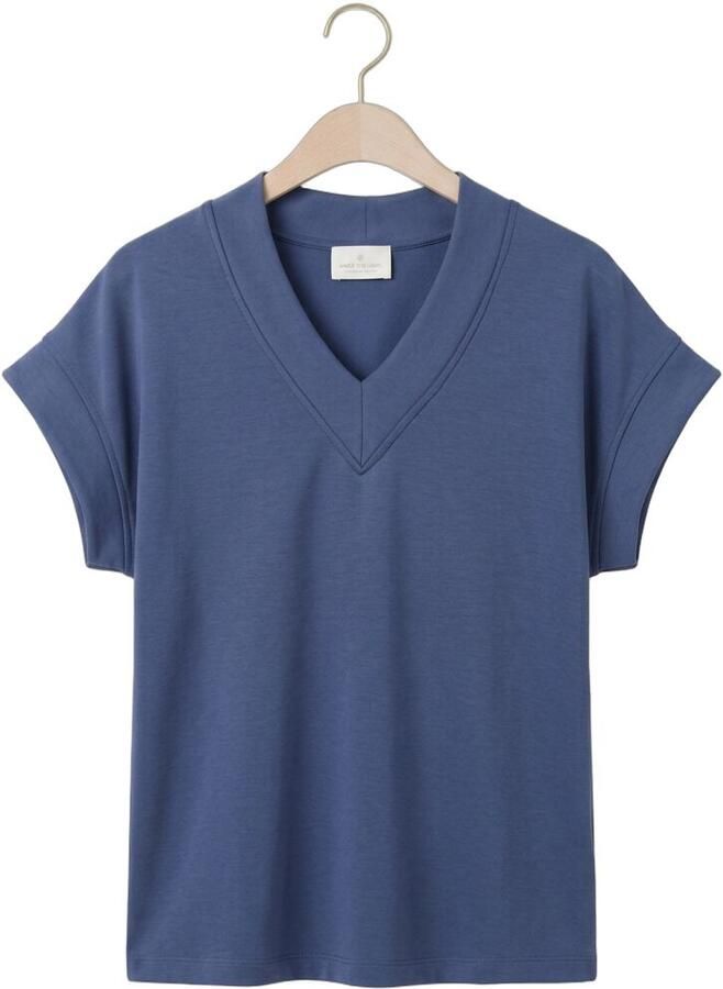 AIMEE THE LABEL Dames Tops & T-shirts Katja Sweater Blauw - Foto 2