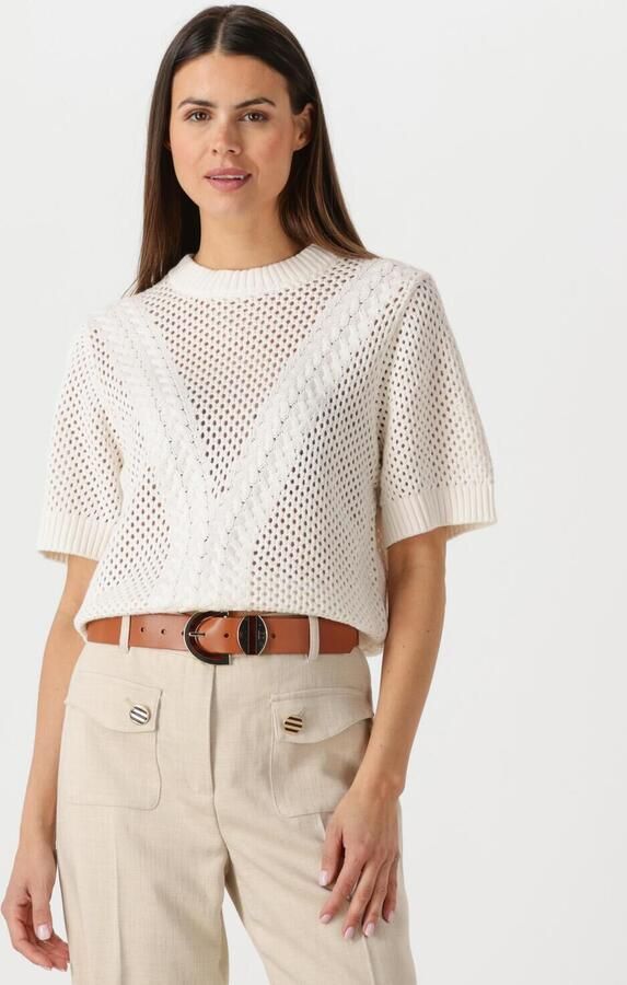 AIMEE THE LABEL Dames Tops & T-shirts Kyarap Gebroken Wit - Foto 4