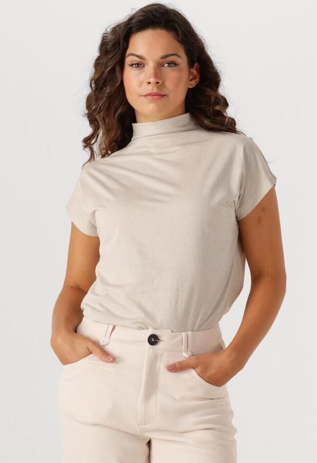 AIMEE THE LABEL Dames Tops & T-shirts Mandy Beige - Foto 4