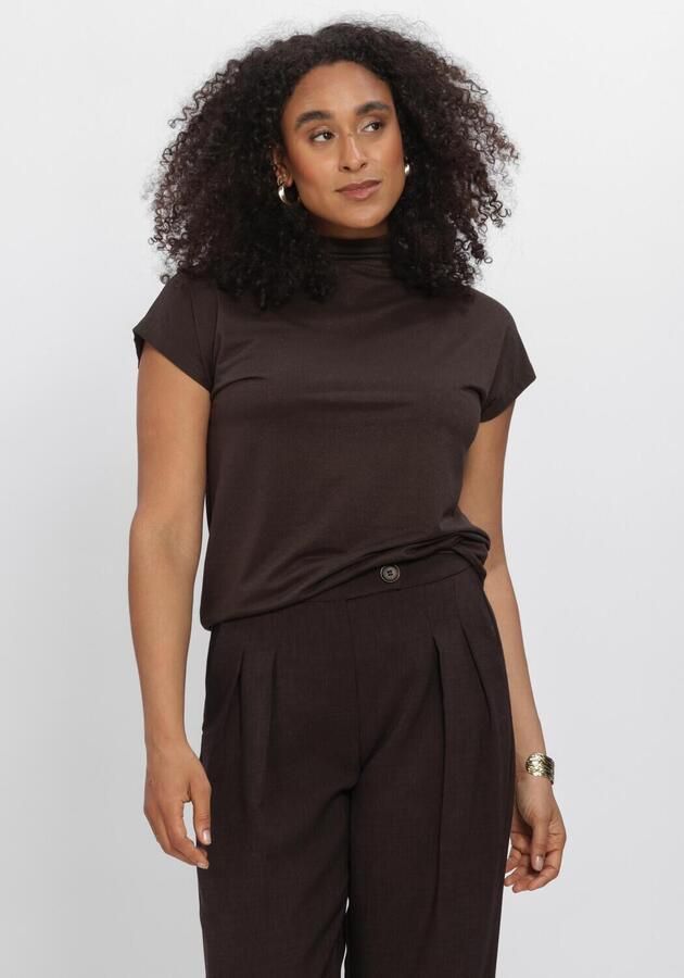 AIMEE THE LABEL Dames Tops & T-shirts Mandyw6 Top Bruin