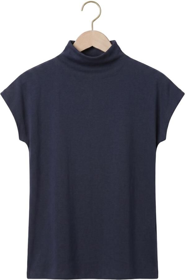 AIMEE THE LABEL Dames Tops & T-shirts Mandyw6 Top Donkerblauw - Foto 4