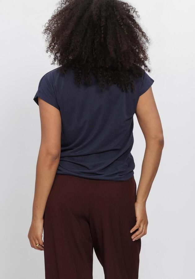 AIMEE THE LABEL Dames Tops & T-shirts Mandyw6 Top Donkerblauw - Foto 2