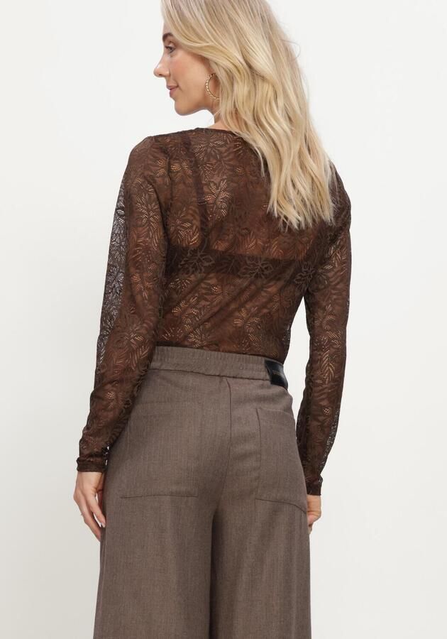 AIMEE THE LABEL Dames Tops & T-shirts Tonnyw6 Bruin - Foto 2