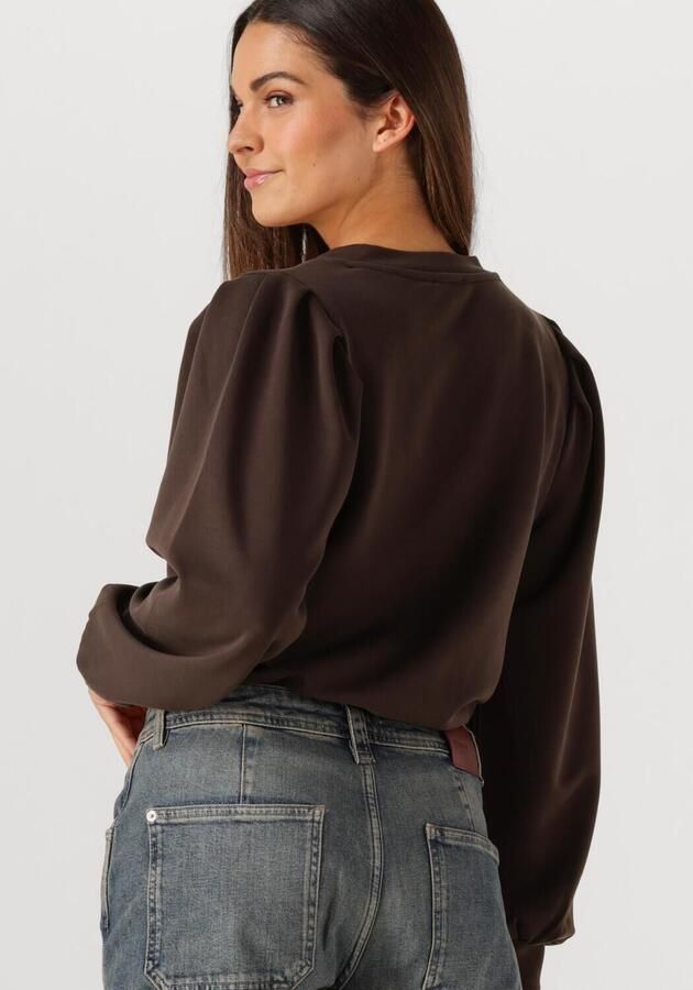 AIMEE THE LABEL Dames Truien & Vesten Babette Bruin